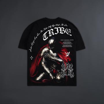 VEIL OF SOLITUDE 'LIMITED' OVERSIZED TEE IN BLACK