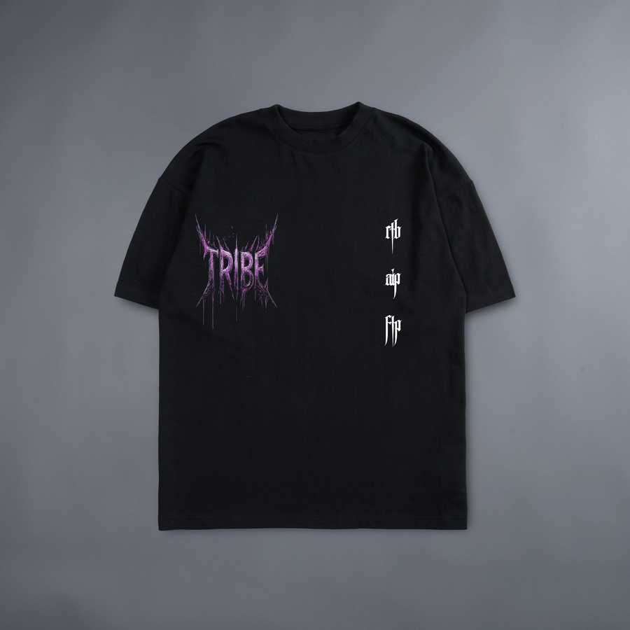 ATHENA: THE PATH 'LIMITED' 280 OVERSIZED TEE IN BLACK