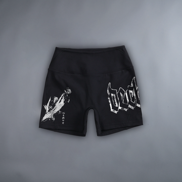 HANDS OF DESTINY 'LIMITED' LA:MADE BIKER SHORTS IN BLACK