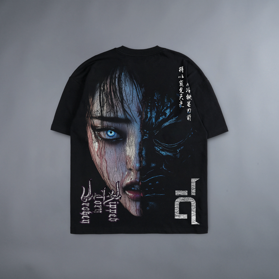 BLOSSOM: THE CHANGE 'LIMITED' OVERSIZED TEE IN BLACK