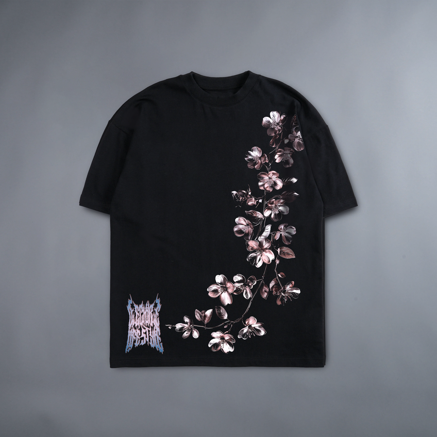 BLOSSOM: THE CHANGE 'LIMITED' OVERSIZED TEE IN BLACK