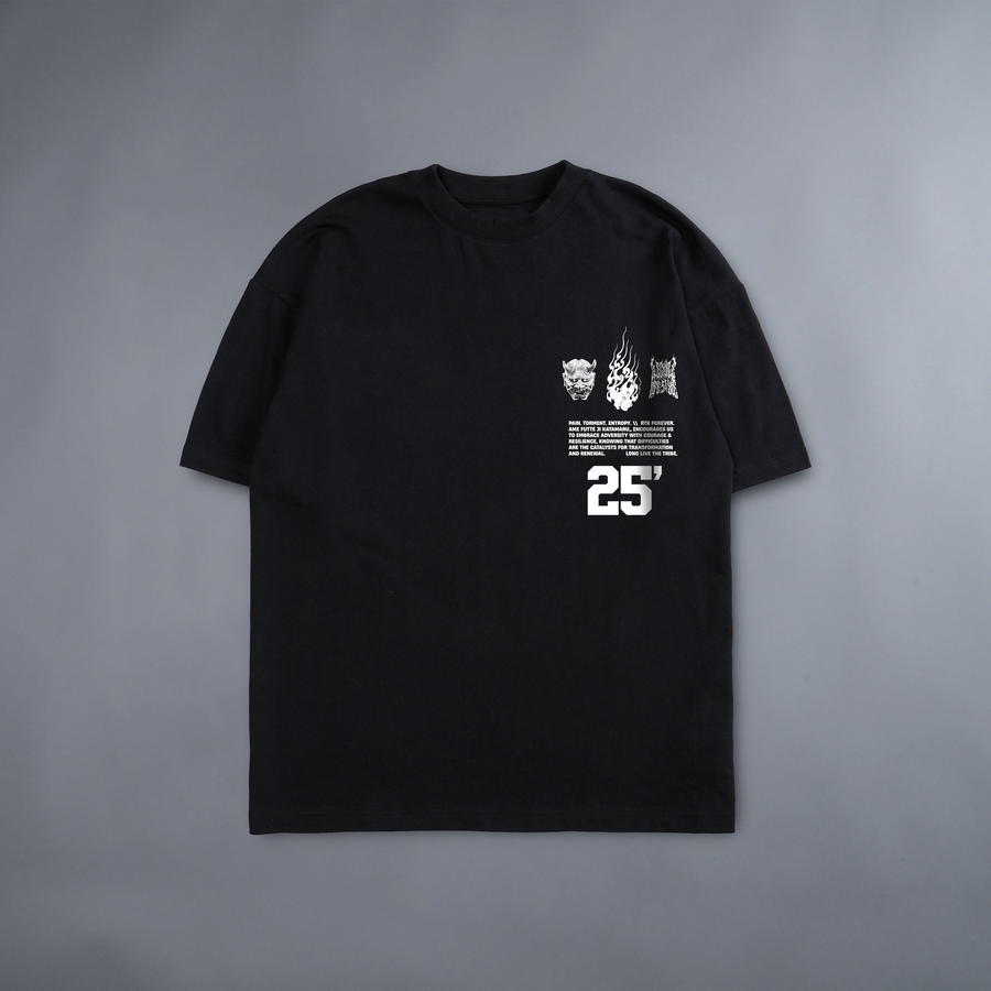 DŌRAGON: RYU 'LIMITED' OVERSIZED TEE IN BLACK