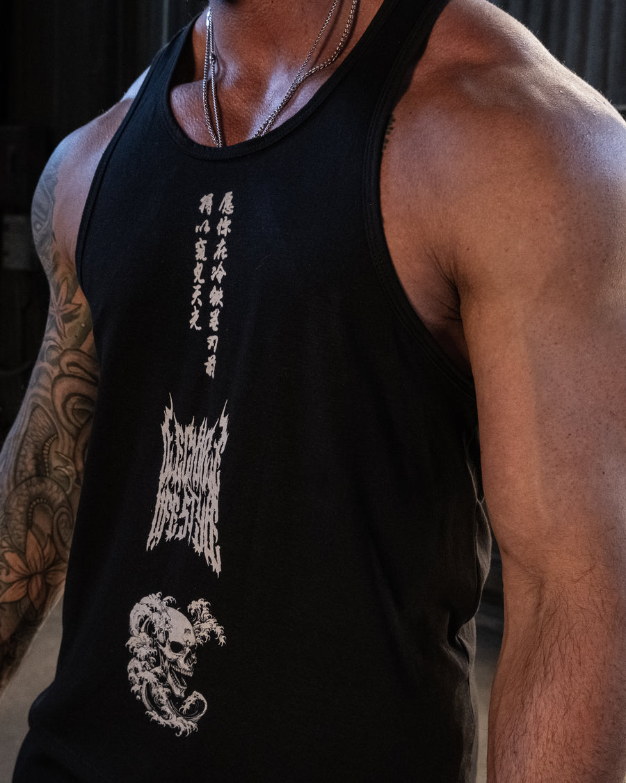 UNMEI 'LIMITED' LA:MADE STRINGER TANK IN BLACK