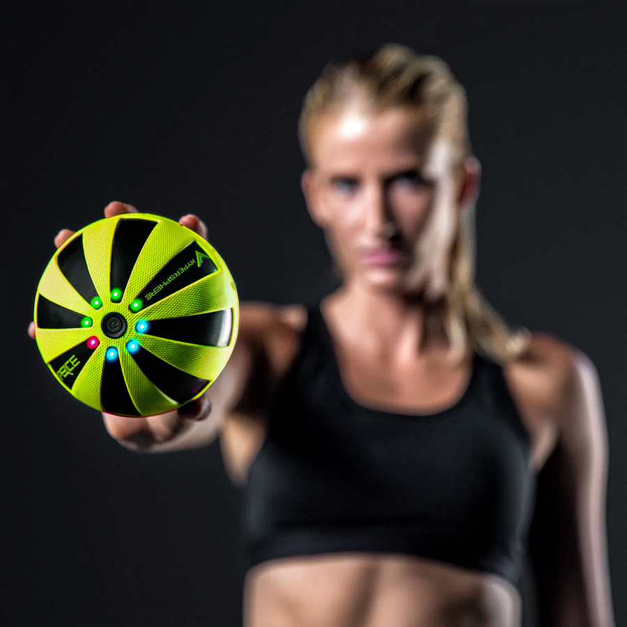 HYPERSPHERE 'LIMITED' MASSAGE BALL IN BLACK & ALPINE