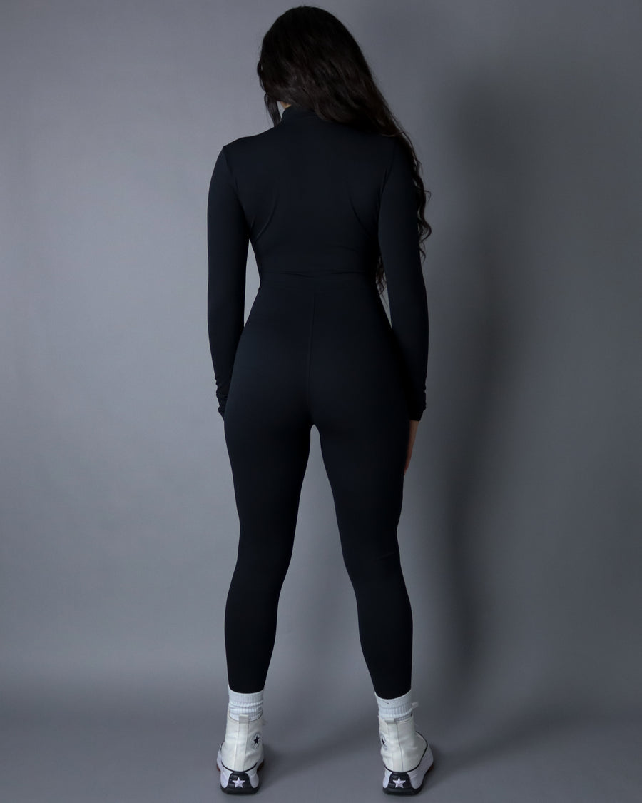 LE CHÉRIE "GUÉRRIÉRE" LONG SLEEVE BODYSUIT IN SHADOW