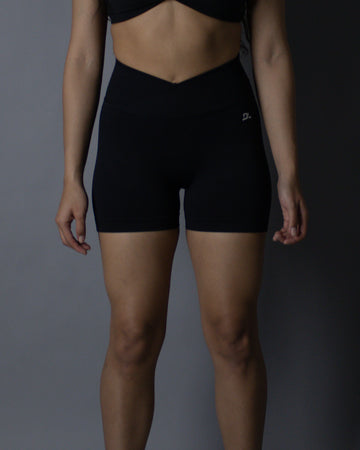 LE CHÉRIE SEAMLESS "VITALITÉ" CROSS SHORTS IN SHADOW