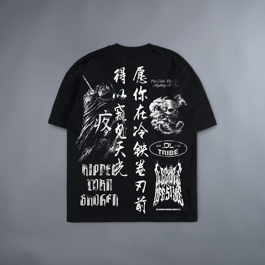 DEATH OF A RONIN 'LIMITED' OVERSIZED TEE IN BLACK