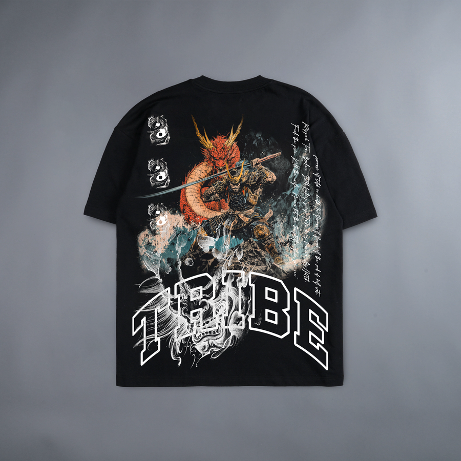 SWORD OF THE SAMURAI 'LIMITED' OVERSIZED TEE IN BLACK