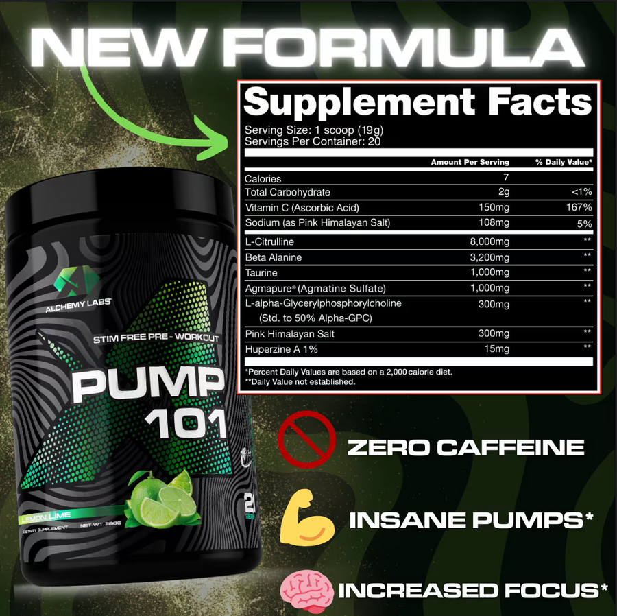 DL x PUMP 101 / © 'LIMITED EDITION' STIM FREE PUMP ENHANCER