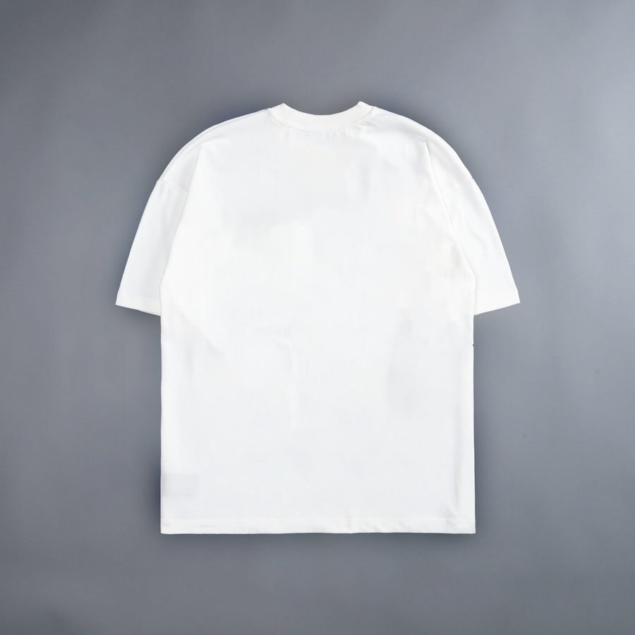 HEARTS ON FIRE 'LIMITED' 240X BOXY OVERSIZED TEE IN MOON WHITE