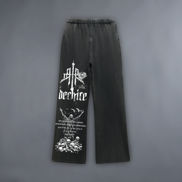 THANATOS: REAPER '1 OF 50' LA:MADE VINTAGE WASHED WIDE LEG APARTMENT SWEATS