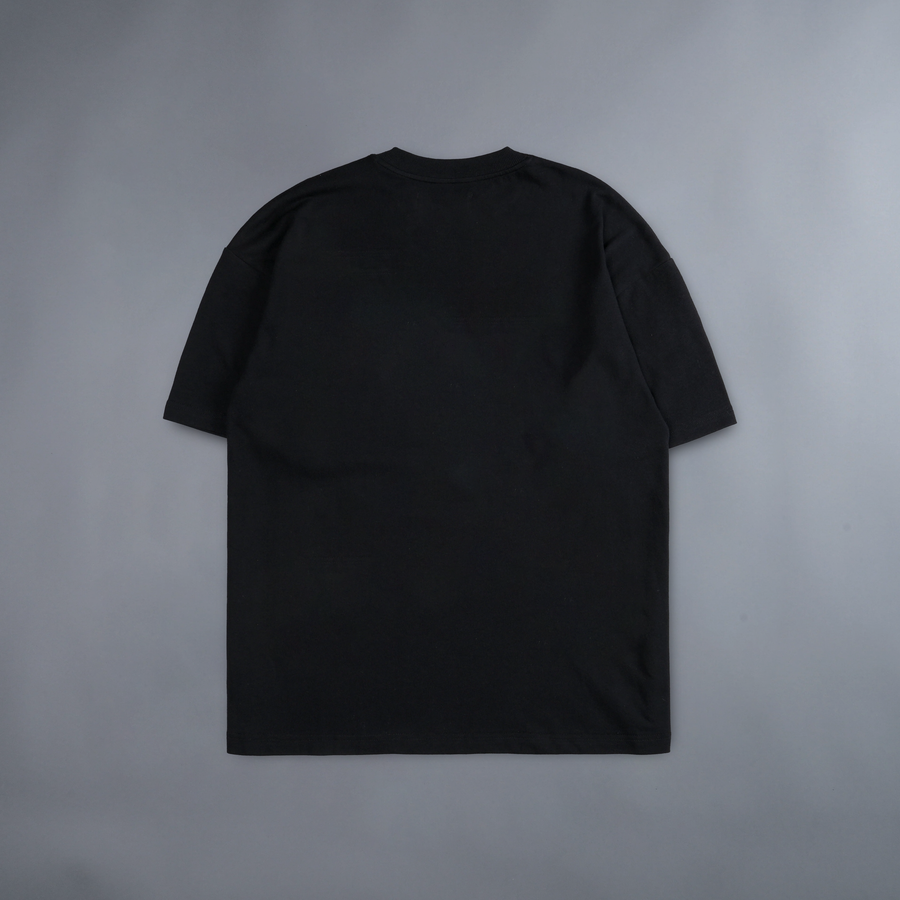 SHACKLED SOUL "LIMITED' 6.5oz 1801 OVERSIZED TEE IN BLACK