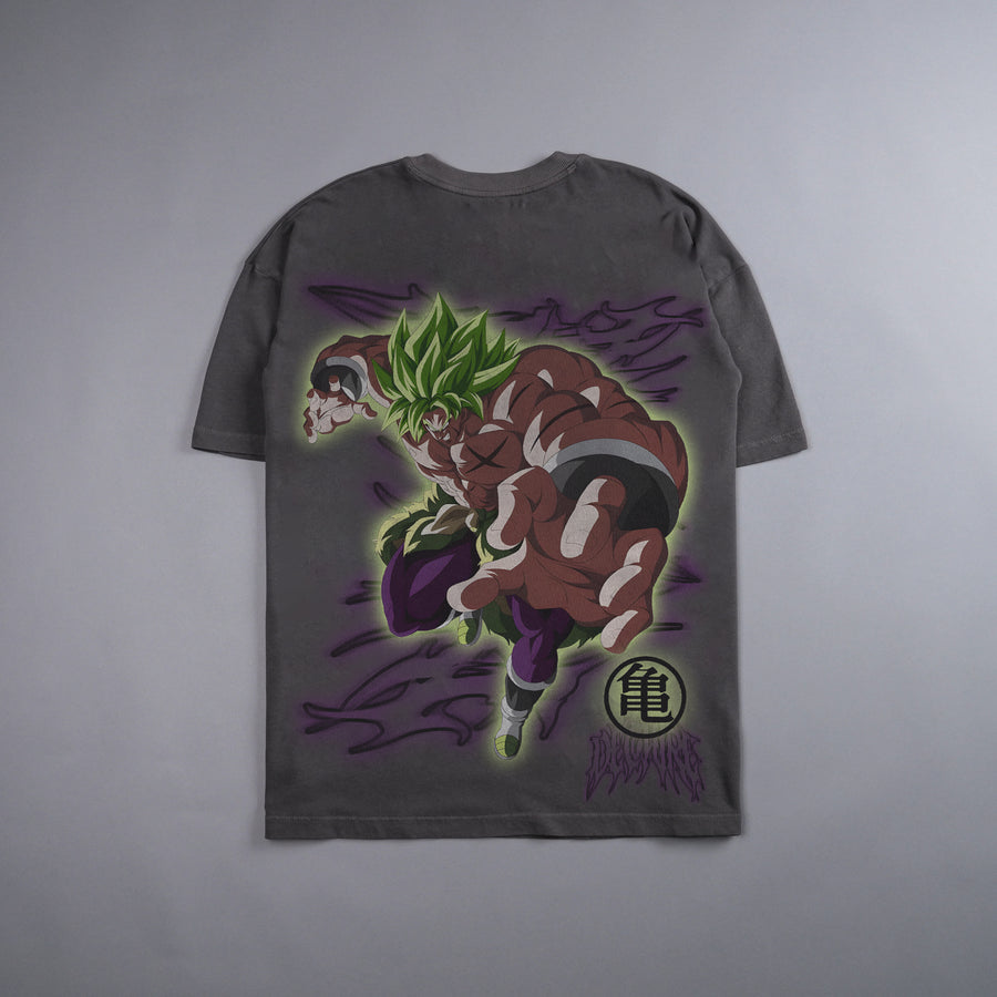 BROLY OVERSIZED X305 TEE IN CARBON GRAY