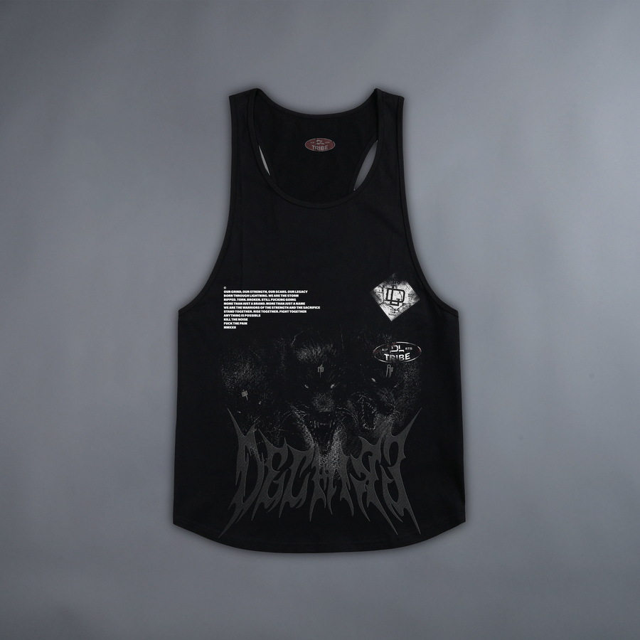 CERBERUS: HELLHOUNDS '1 OF 100' LA:MADE STRINGER TANK IN BLACK