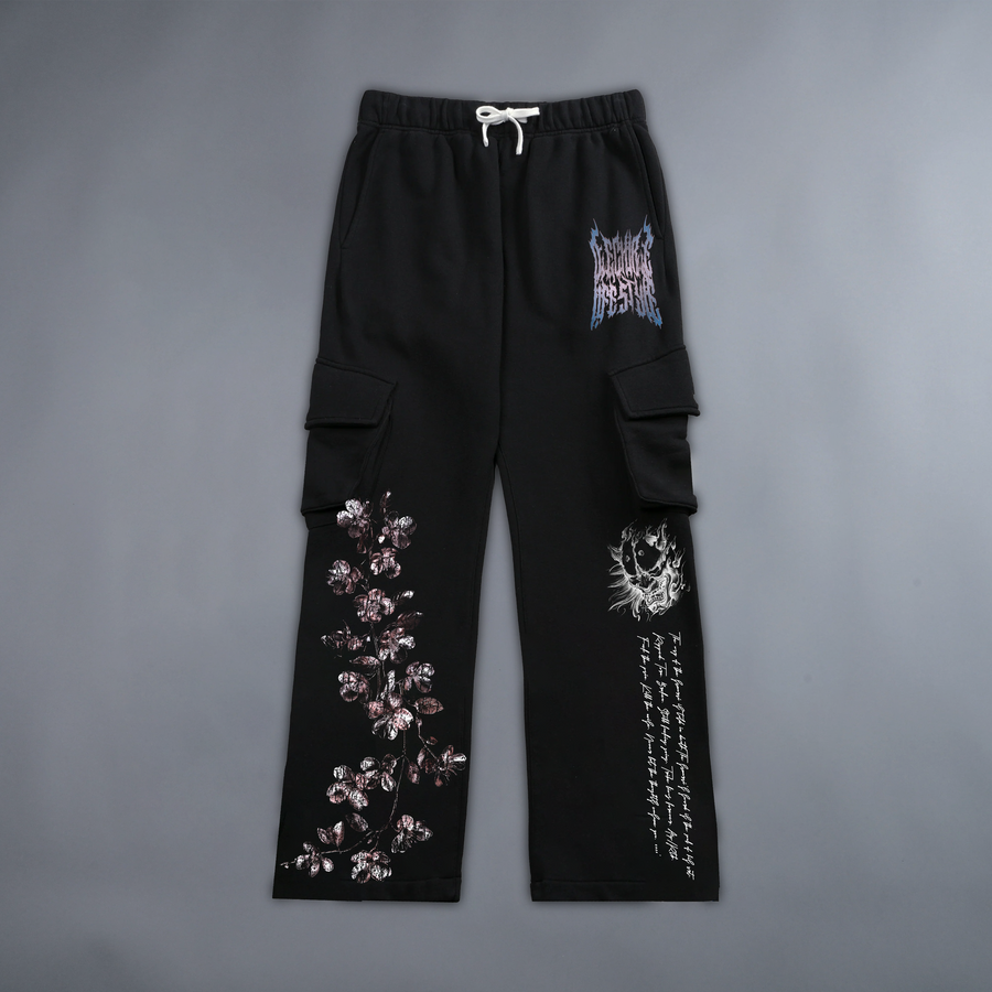 BLOSSOM: THE CHANGE 'LIMITED' LA:MADE CARGO SWEATS IN BLACK