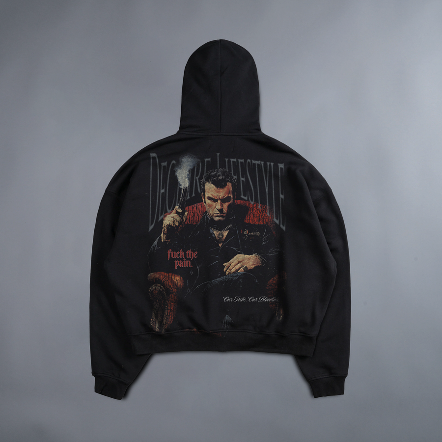 MOB MENTALITY "LIMITED' ZIP-UP HOODIE IN SHADOW