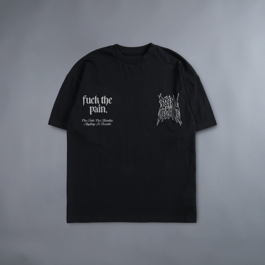 SOUL SOCIETY: OUR STORY 'LIMITED' 240X BOXY OVERSIZED TEE IN BLACK