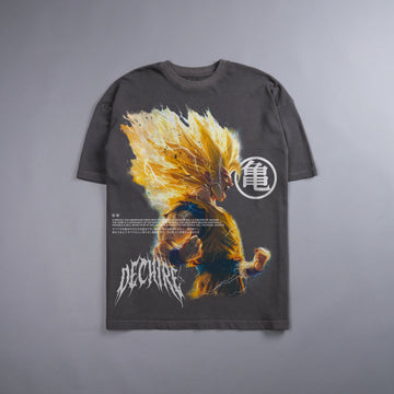 SUPER SAIYAN OVERSIZED X305 TEE IN CARBON GRAY