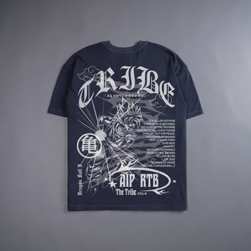 GOKU: THE TRIBE OVERSIZED X305 TEE IN BLACK OR REGAL BLUE