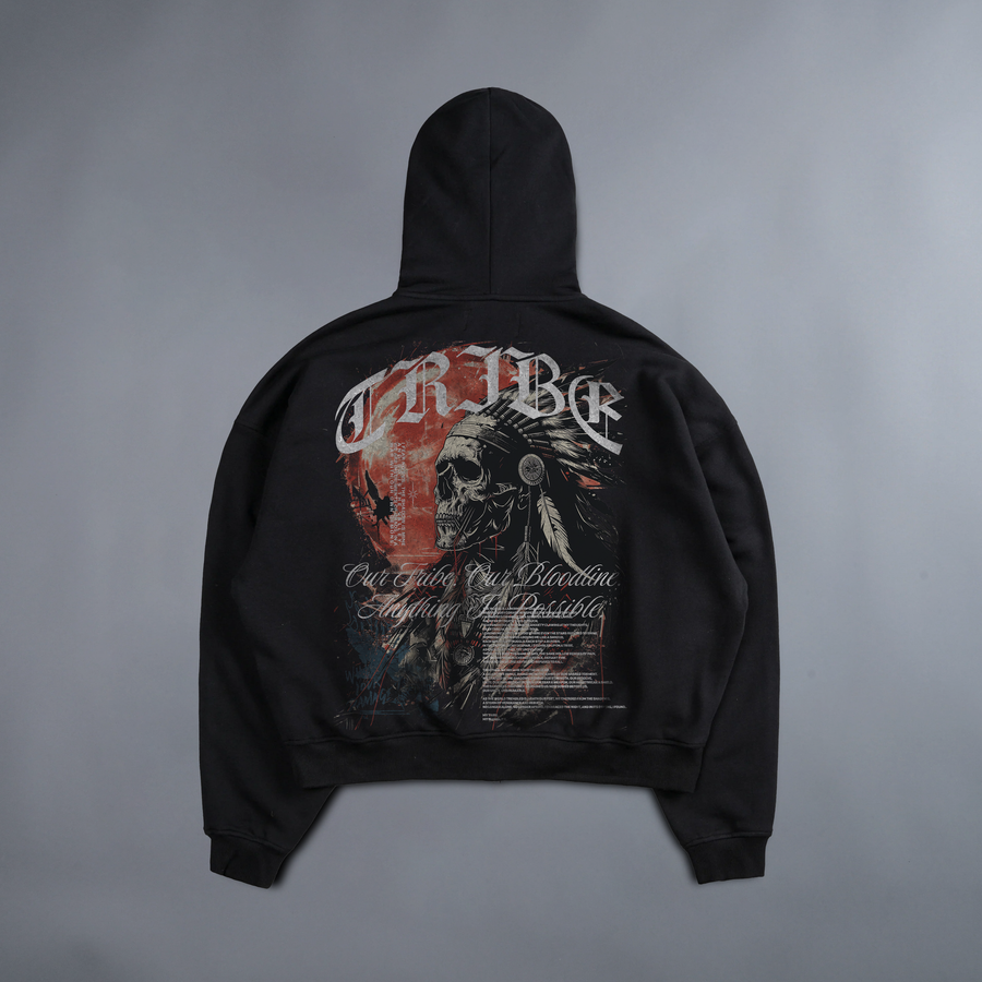 TRIBAL "LIMITED' ZIP-UP HOODIE IN SHADOW