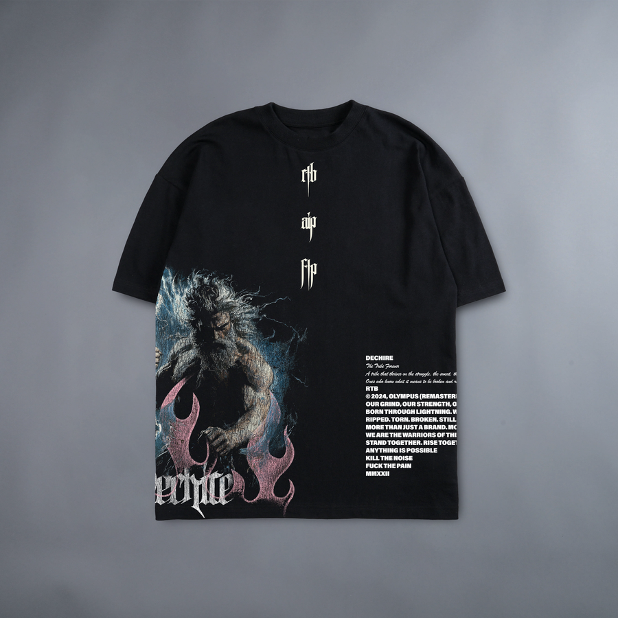 GODS' AMONG MEN '1 OF 100' LA:MADE-46 OVERSIZED TEE IN BLACK